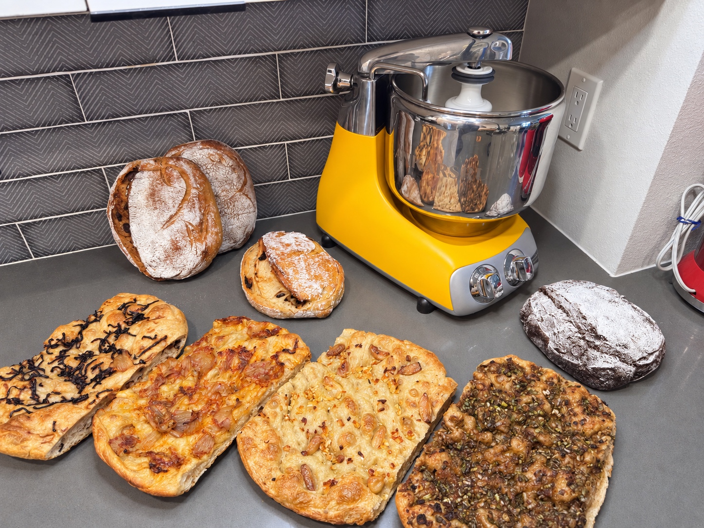 This week's fresh-baked breads and focaccias from BO Bakehouse